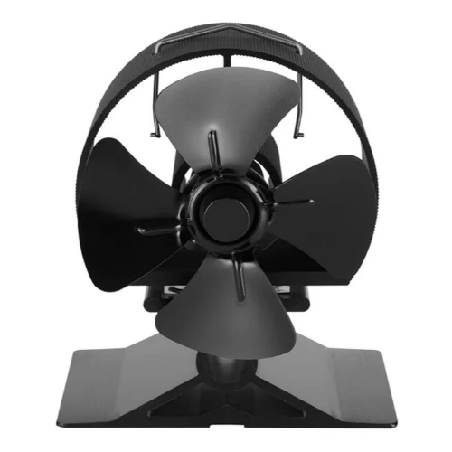 4 Blade Mini Heat Powered Stove Fan.  Only 125 mm High at The Stove House Ltd. West Sussex.