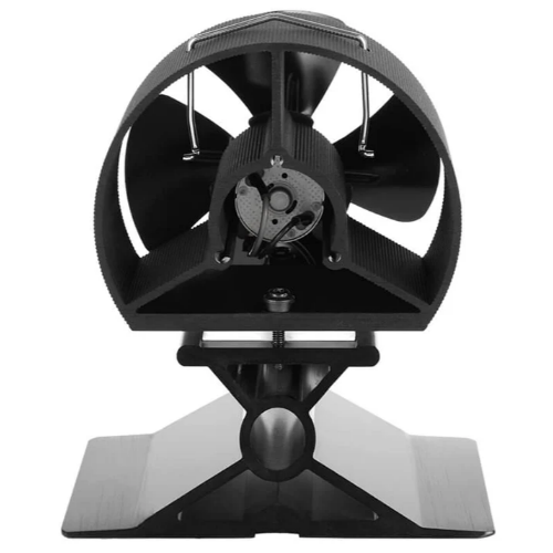 4 Blade Mini Heat Powered Stove Fan.  Only 125 mm High at The Stove House Ltd. West Sussex.