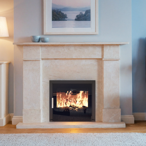 ACR Tenbury T550 ECO-BG Stove. 5kW Eco Design Ready 2022 Inset stove at The Stove House Ltd., West Sussex.