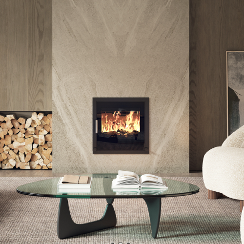 ACR Tenbury T550 ECO-BG Stove. 5kW Eco Design Ready 2022 Inset stove at The Stove House Ltd., West Sussex.