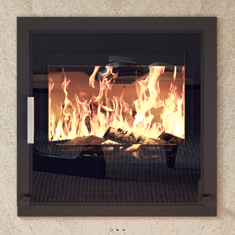 ACR Tenbury T550 ECO-BG Stove. 5kW Eco Design Ready 2022 Inset stove at The Stove House Ltd., West Sussex.