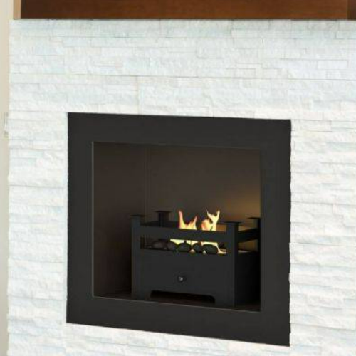Anya Small 3kW Bioethanol Fire Basket. Anya's smaller proportions make it ideal for apartments or rented accommodation, with no smoke, soot, or maintenance, at The Stove House Ltd. West Sussex.