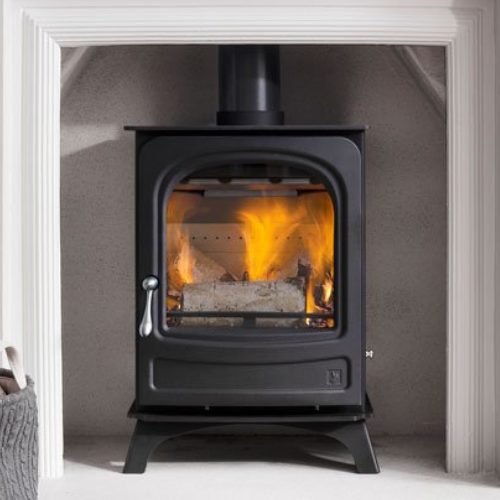 Arada Holborn 5 4.9kW Eco Design Ready 2022 multi-fuel stove at The Stove House Ltd. West Sussex.