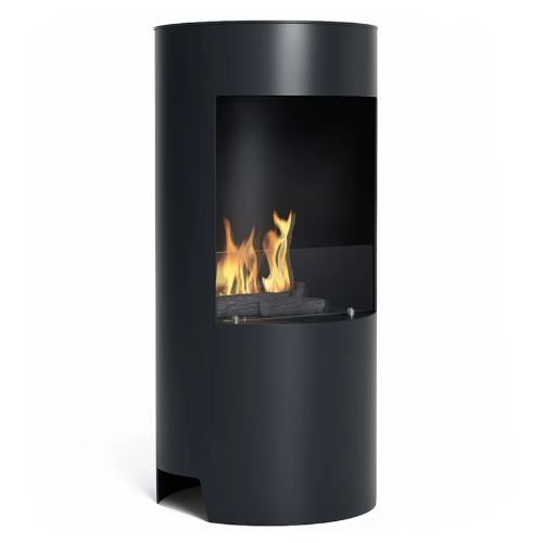 Imagin Black Stow Bioethanol Open Modern Stove. No flue required at The Stove House Ltd. West Sussex.