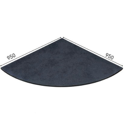 Brazilian Black Riven Slate Quadrant  black hearth for bioethanol stoves to sit / stand on