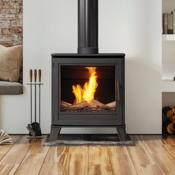 Capital Fireplaces Willow Bioethanol Stove. A real flickering flame without the need for a chimney for an efficient 2-3kW heat output, at The Stove House Ltd, West Sussex.