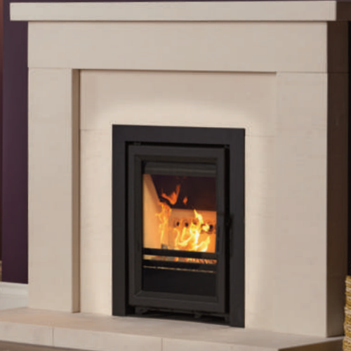 Charlton & Jenrick Fireline Ecostar 5 Inset 5kW 3/4 Sided Wood Burning Stove at The Stove House Ltd. West Sussex.