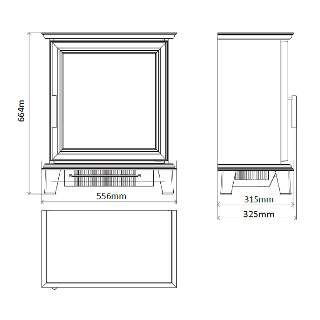 Charlton & Jenrick Panache Electric Stove. With a clean and contemporary style, realistic LiveFlame effect, and a 2kW heat output, the Panache Electric Stove will create an alluring focal point, at The Stove House Ltd. West Sussex.