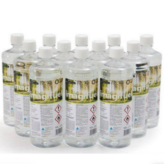Deep Forest Scented Premium Bioethanol Fuel - 12 x 1 Ltr Bottles, at The Stove House Ltd. West Sussex.
