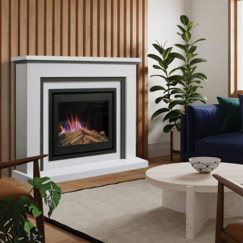 Evonic Astwood 800 Electric Fireplace Suite. Blends traditional charm with modern convenience with 11 captivating flame effects and remote control at The Stove House Ltd. West Sussex.