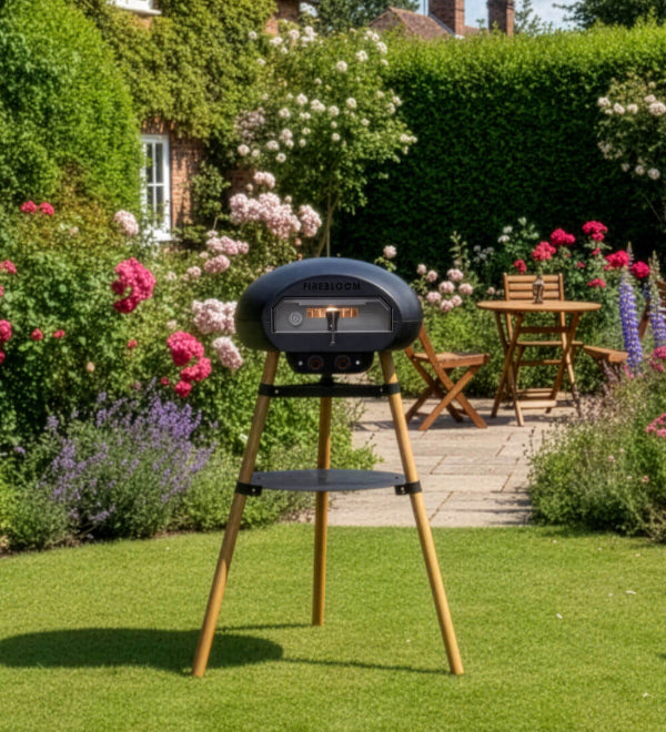 Firebloom EP02 Freestanding Electric Pizza Oven. High-performance cooking in a fully portable, freestanding design at The Stove House Ltd. West Sussex.