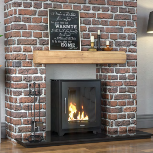 Henley Dalewood Landscape Bioethanol Stove. Up to 4 hours of controllable heat with a 1-2kW output at The Stove House Ltd. West Sussex.
