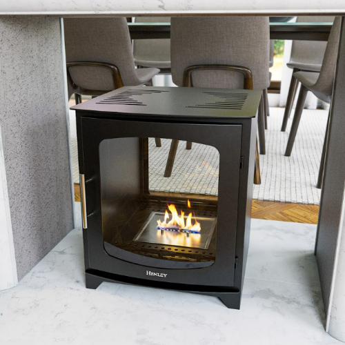 Henley Hazelwood Double-Sided Bioethanol Stove.