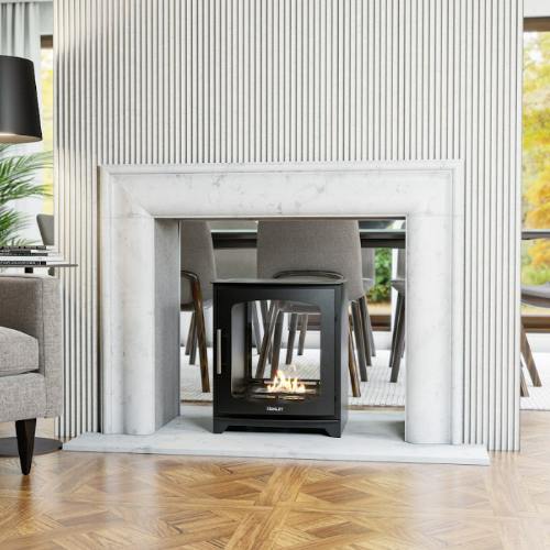 Henley Hazelwood Double-Sided Bioethanol Stove - The Stove House