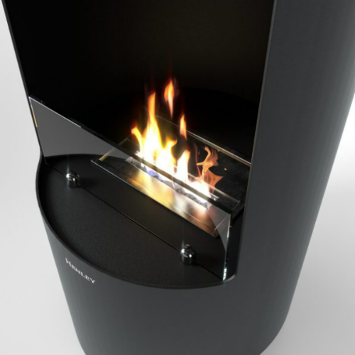 Henley Paris Bioethanol Stove - Black. Combines swanky style with the simplicity of bio-ethanol to create an impressive wood-burner style bioethanol stove at The Stove House Ltd. West Sussex.