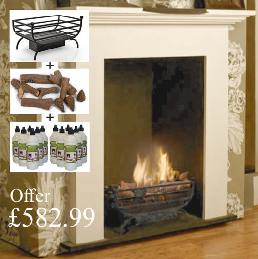 Hermes Bio Ethanol Grate Bundle Offer