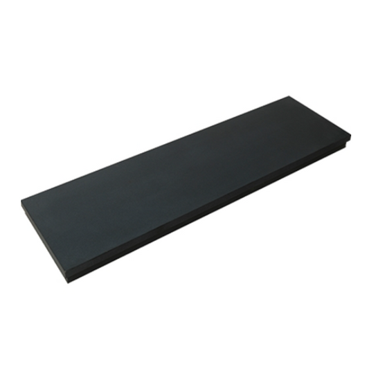 Honed Black Granite Hearth - 54" x 15" (1370 mm x 381 mm) at The Stove House Ltd.