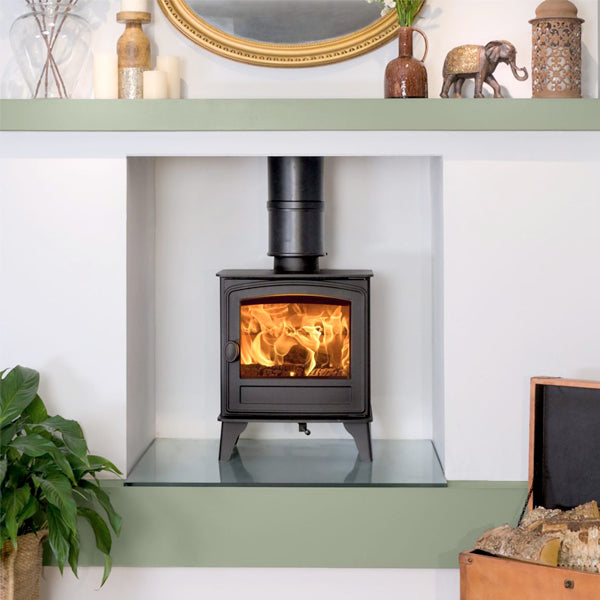 Hunter Herald 4 Eco Single Door Stove at The Stove House Ltd. West Sussex.