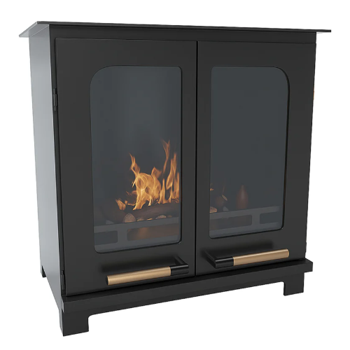 Kendal Double-Door Traditional Bioethanol Stove. No Flue Required at The Stove House Ltd. West Sussex.