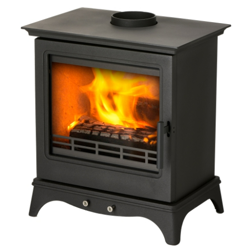 MI-Fires Large Chatsworth 5kW Multi Fuel Stove.  ECODesign 2022, Smoke Control Area Exempt, 81.3% Efficient, A+ Energy Rating at The Stove House Ltd. West Sussex.