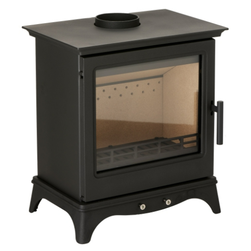 MI-Fires Large Chatsworth 5kW Multi Fuel Stove.  ECODesign 2022, Smoke Control Area Exempt, 81.3% Efficient, A+ Energy Rating at The Stove House Ltd. West Sussex.