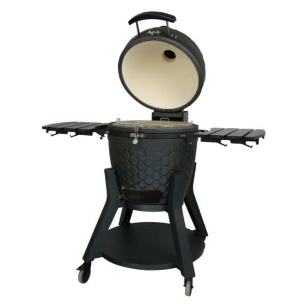 Mi-Fire Kamado Grill Pro - 18" All-in-one BBQ, Grill, & Smoker, at The Stove House Ltd. West Sussex.