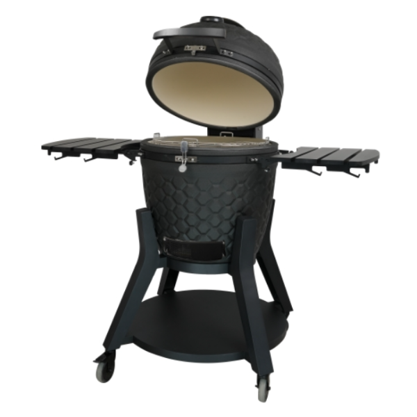 Mi-Fire Kamado Grill Pro - 18" All-in-one BBQ, Grill, & Smoker, at The Stove House Ltd. West Sussex.