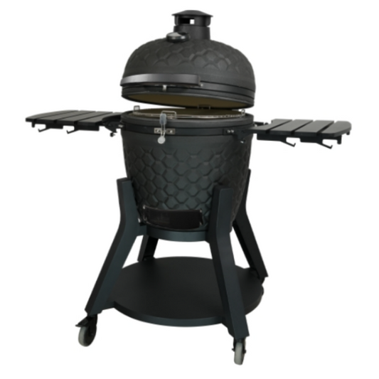 BUNDLE OFFER Mi-Fire Kamado Grill Pro 22" & Accessories Pack, All-in-one BBQ, Grill, & Smoker, at The Stove House Ltd. West Sussex.