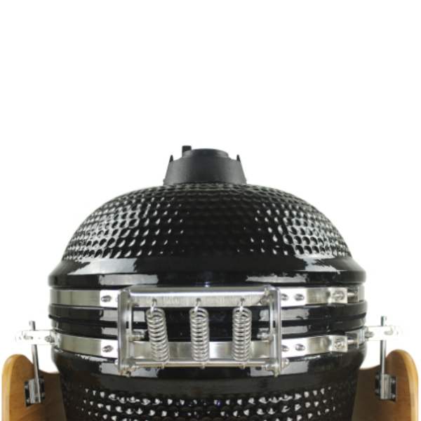 Mi-Fires 21" Black Kamado Grill all-in-one BBQ & Smoker at The Stove House Ltd. West Sussex.