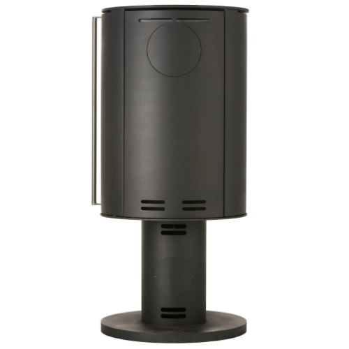Mi-Fires FireBlossom on Pedestal, 5kW - ECODesign 2022 Multi Fuel Stove. 86.1% Efficiency, A+ Energy Rating, Smoke Control Area Exempt at The Stove House Ltd. West Sussex.