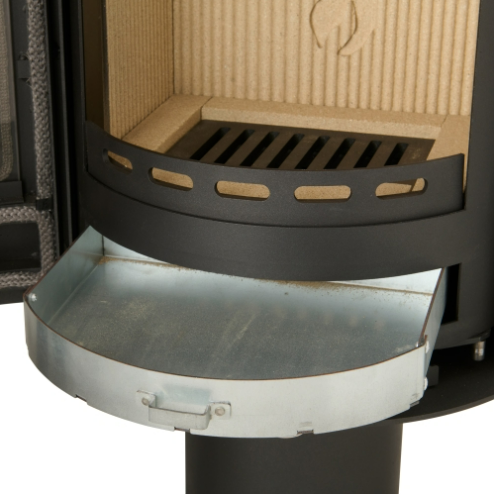 Mi-Fires FireBlossom on Pedestal, 5kW - ECODesign 2022 Multi Fuel Stove. 86.1% Efficiency, A+ Energy Rating, Smoke Control Area Exempt at The Stove House Ltd. West Sussex.