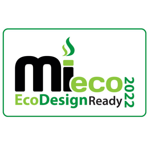 Mi-Fires Poppy Round Wood Stove. 4.8kW - ECODesign 2022 Wood Burning Stove. 77.3% Efficiency, A Energy Rating, Smoke Control Area Exempt at The Stove House Ltd. West Sussex.