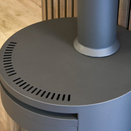 S5 BIOETHANOL STOVE BUNDLE; LOG STORE, FLUE AND GRANITE HEARTH Modern Stove, eco friendly, burns clean, real flames & heat but no chimney needed, Lowest prices