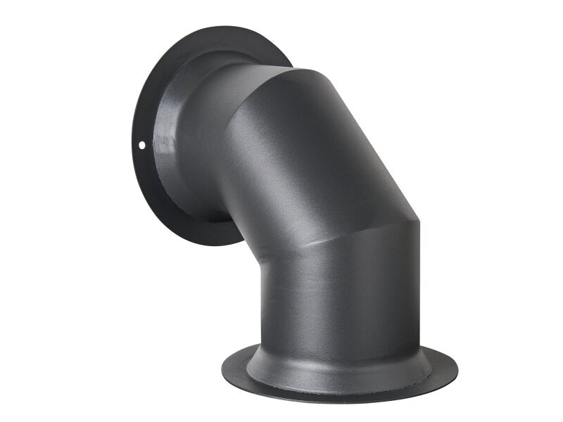 OKO Short Metal Angled Stove Pipe. Suitable for electric & OKO bioethanol to sit ontop of a stove to make it look real, from The vStove House Ltd. West Sussex.