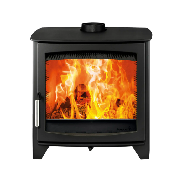 Parkray Aspect 14B Eco Boiler Stove. Eco Design Ready 2022 10.3kW large modern wood burning boiler stove with a large glass door and optional multi-fuel kit at The Stove House Ltd. West Sussex.