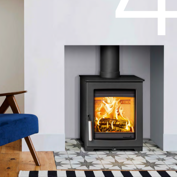 Parkray Aspect 4 Compact Eco Wood Stove at The Stove House Ltd. West Sussex.