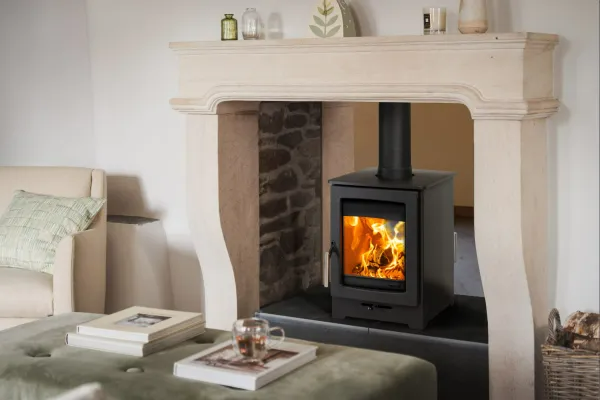 Parkray Aspect 4 Eco Double Sided Woodburning Stove at The Stove House Ltd. West Sussex.