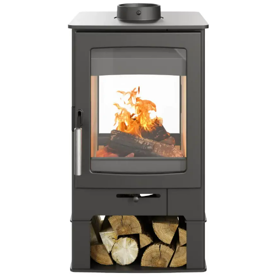 Parkray Aspect 4 Eco Double Sided Woodburning Stove at The Stove House Ltd. West Sussex.
