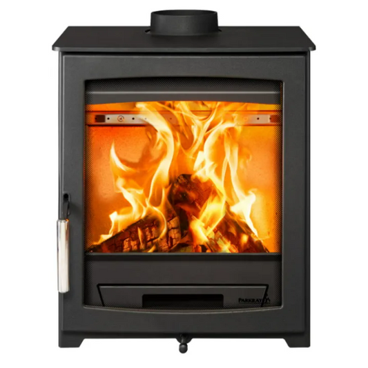 Parkray Aspect 5 Eco Multi Fuel.  A sleek, compact, eco design ready multi fuel stove that delivers a nominal heat output of 5 kW at The Stove House Ltd. West Sussex.