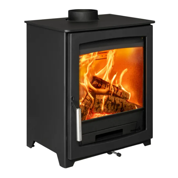 Parkray Aspect 5 Eco Multi Fuel.  A sleek, compact, eco design ready multi fuel stove that delivers a nominal heat output of 5 kW at The Stove House Ltd. West Sussex.