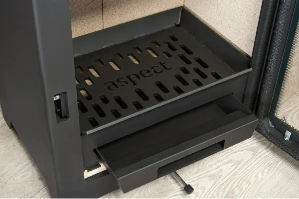 Parkray Aspect 5 Eco Multi Fuel.  A sleek, compact, eco design ready multi fuel stove that delivers a nominal heat output of 5 kW at The Stove House Ltd. West Sussex.