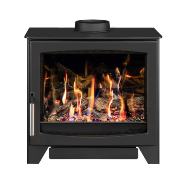 Parkray Aspect Natural Gas Stove. A stylish & innovative gas stove with a large glass door & 2.8-4.4kW heat output, at The Stove House Ltd. West Sussex.