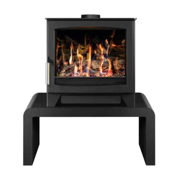 Parkray Aspect Natural Gas Stove. A stylish & innovative gas stove with a large glass door & 2.8-4.4kW heat output, at The Stove House Ltd. West Sussex.