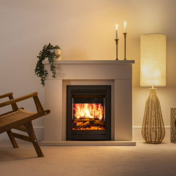 Parkray Arc Inset Electric - Pure Flame LCD stove at The Stove House Ltd. West Sussex.