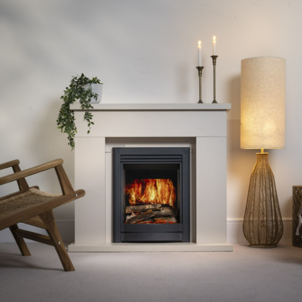 Parkray Arc Inset Electric - Pure Flame LCD stove at The Stove House Ltd. West Sussex.