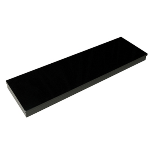 Polished Black Granite Hearth - 36" x 15" (915 mm x 381 mm) at The Stove House Ltd. West Sussex.