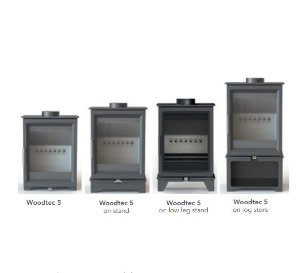 Charlton &amp; Jenrick Woodtec 5 5kW Wood Burning Stove - The Stove House Ltd