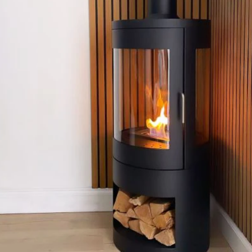 Howarth Bioethanol Black Modern Stove / No Flue at The Stove House Ltd. West Sussex