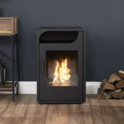 Bellini - Bioethanol Modern Stove that burns bio ethanol eco fuel which means its doesn't need a chimney. Available at The Stove House 01730 810931