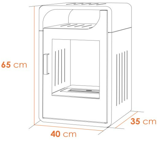 Bellini - Bioethanol Modern Stove that burns bio ethanol eco fuel which means its doesn't need a chimney. Available at The Stove House 01730 810931